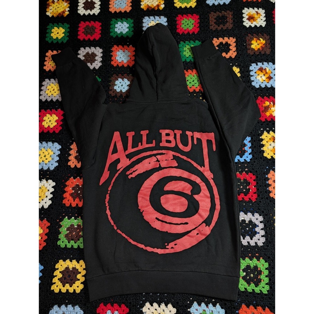Pouya‎ Hoodie Men's Medium All But 6 Rap Graphic Pullover Sweatshirt Music 305